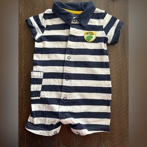 Carters nautical 12m button one piece